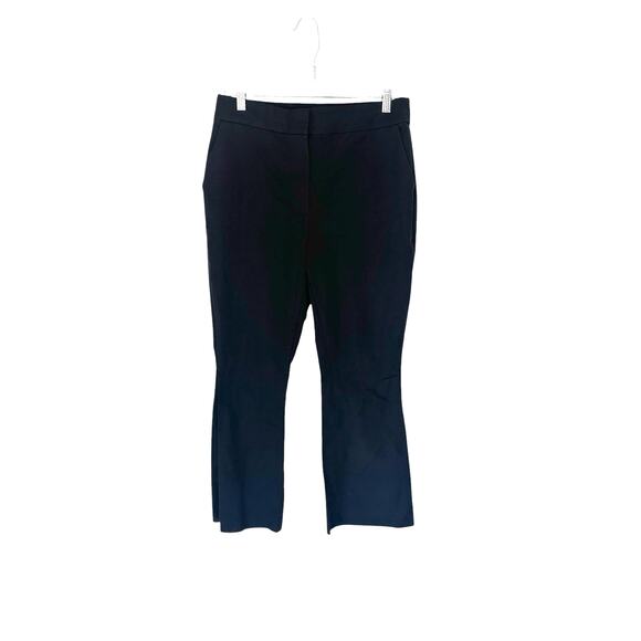 Boden Black Office Business Career Work Cropped Flare Trousers Pants‎ Size 8 - Picture 2 of 12